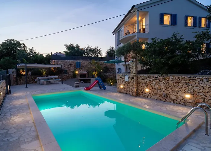 Family Friendly House With A Swimming Pool Garica, Krk - 19507 Ferienhaus *